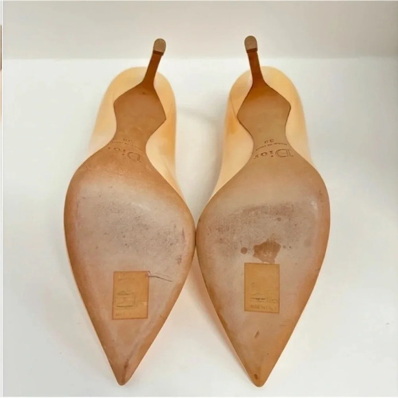 Christian Dior Patent Leather Pointed Toe Stiletto Heels - Picture 5 of 11